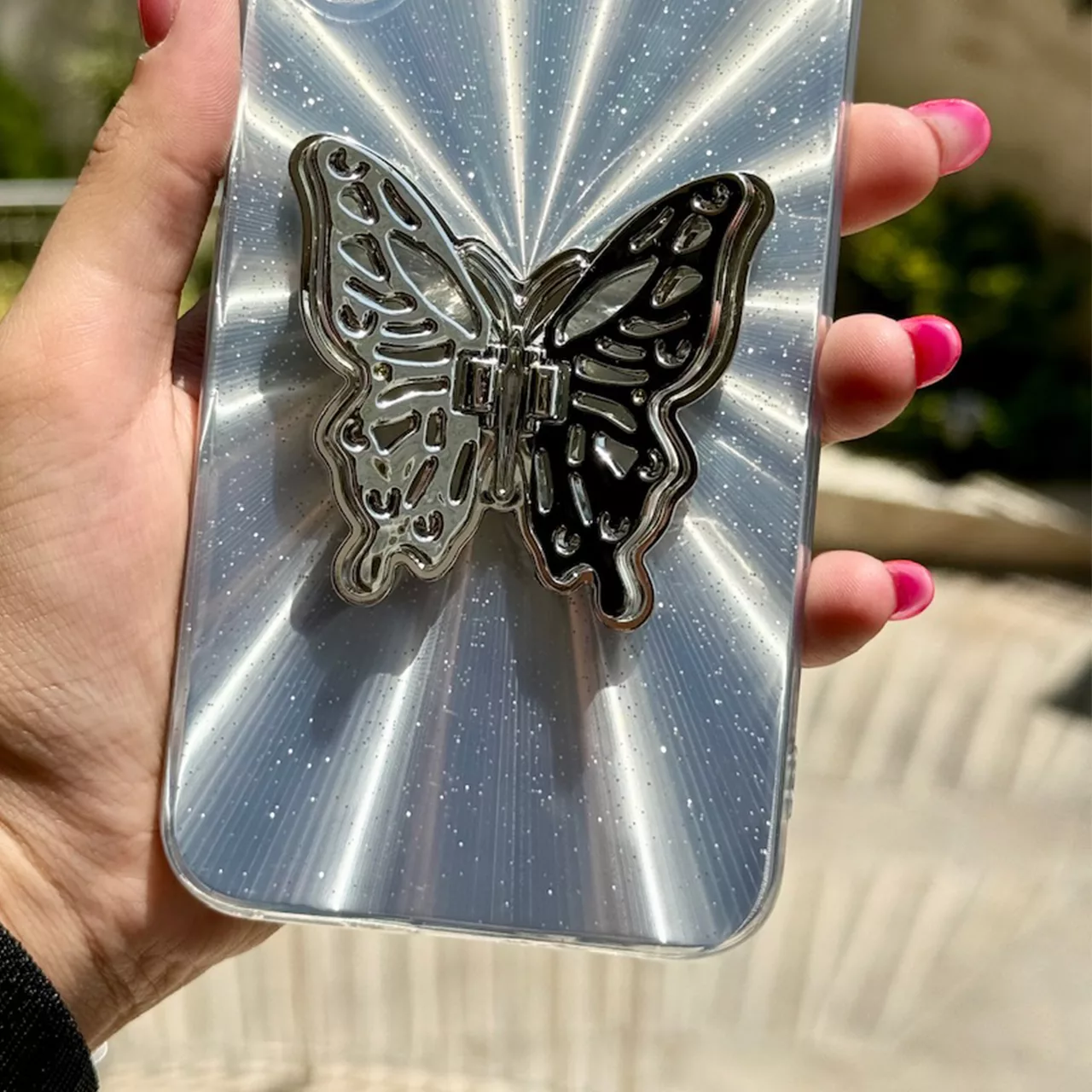 پایه نگهدارنده گوشی موبایل مدل پروانه 001