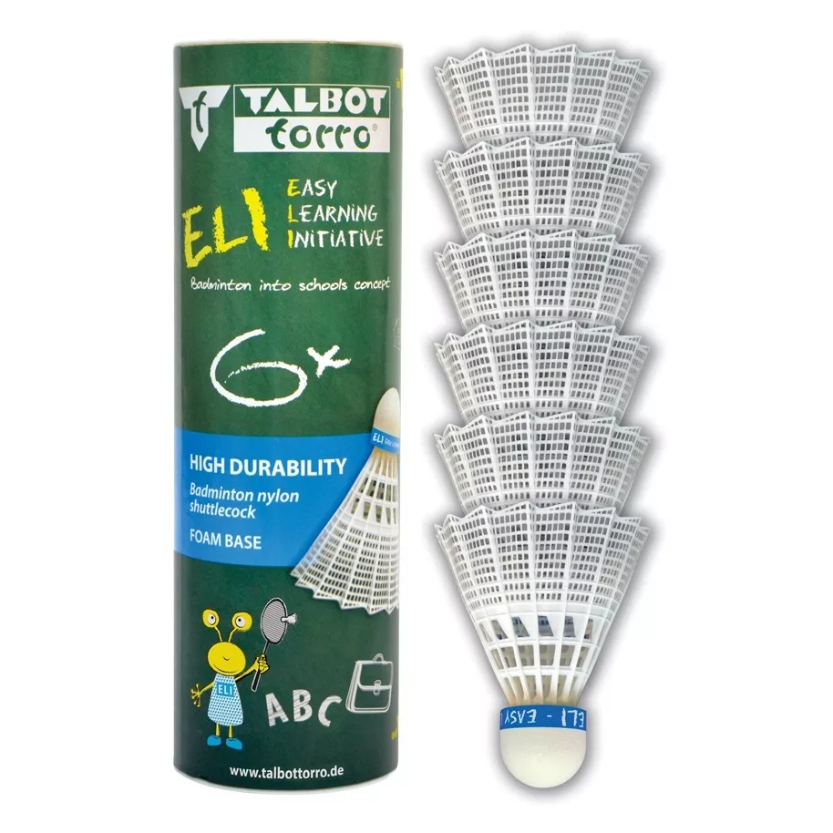 توپ بدمینتون تالبوت تورو مدل Eli بسته 6 عددی