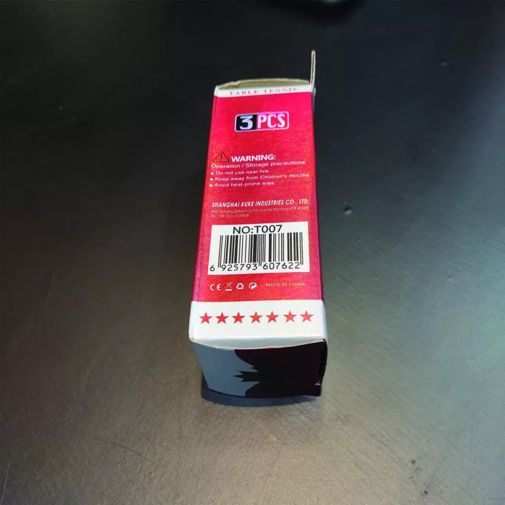 توپ پینگ پنگ فاکس مدل هفت ستاره بسته 3 عددی