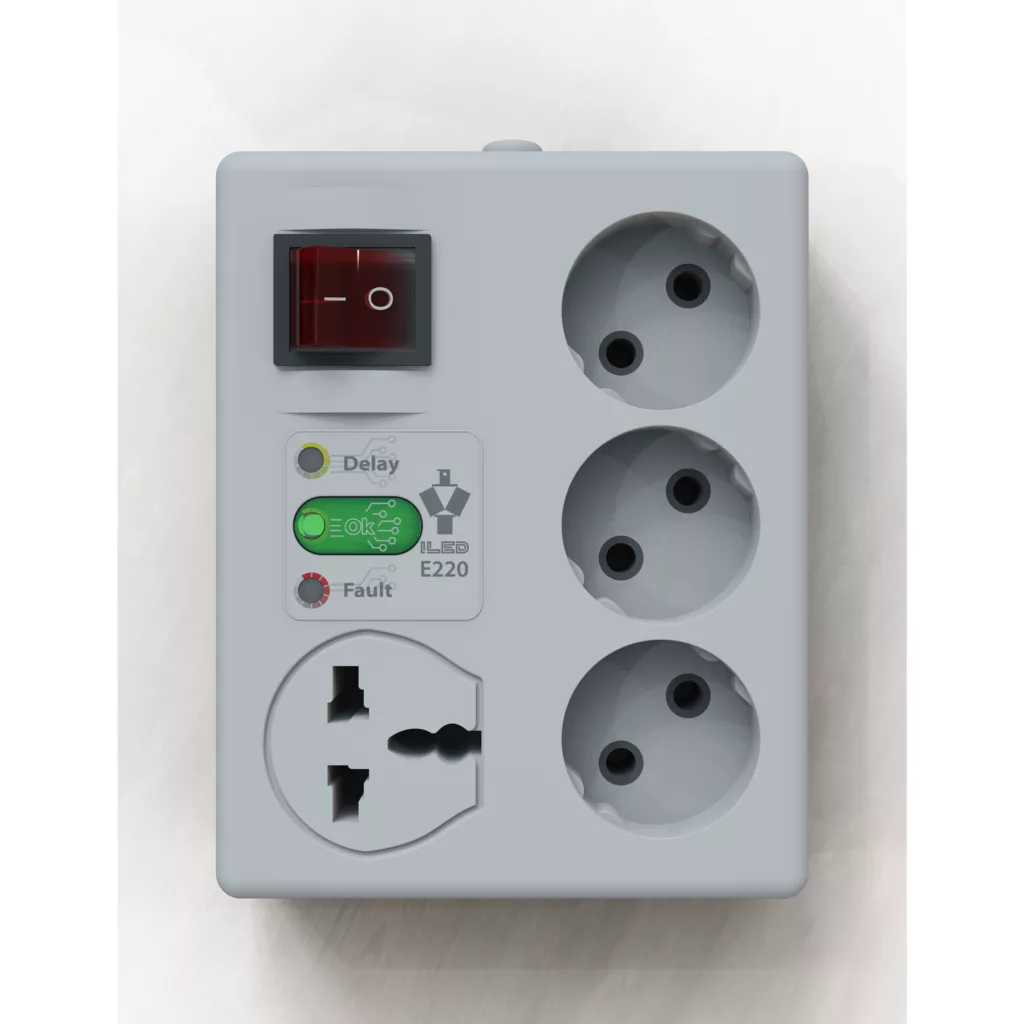 محافظ ولتاژ آی لِد مدل یونیورسال دیجیتالی کد E220