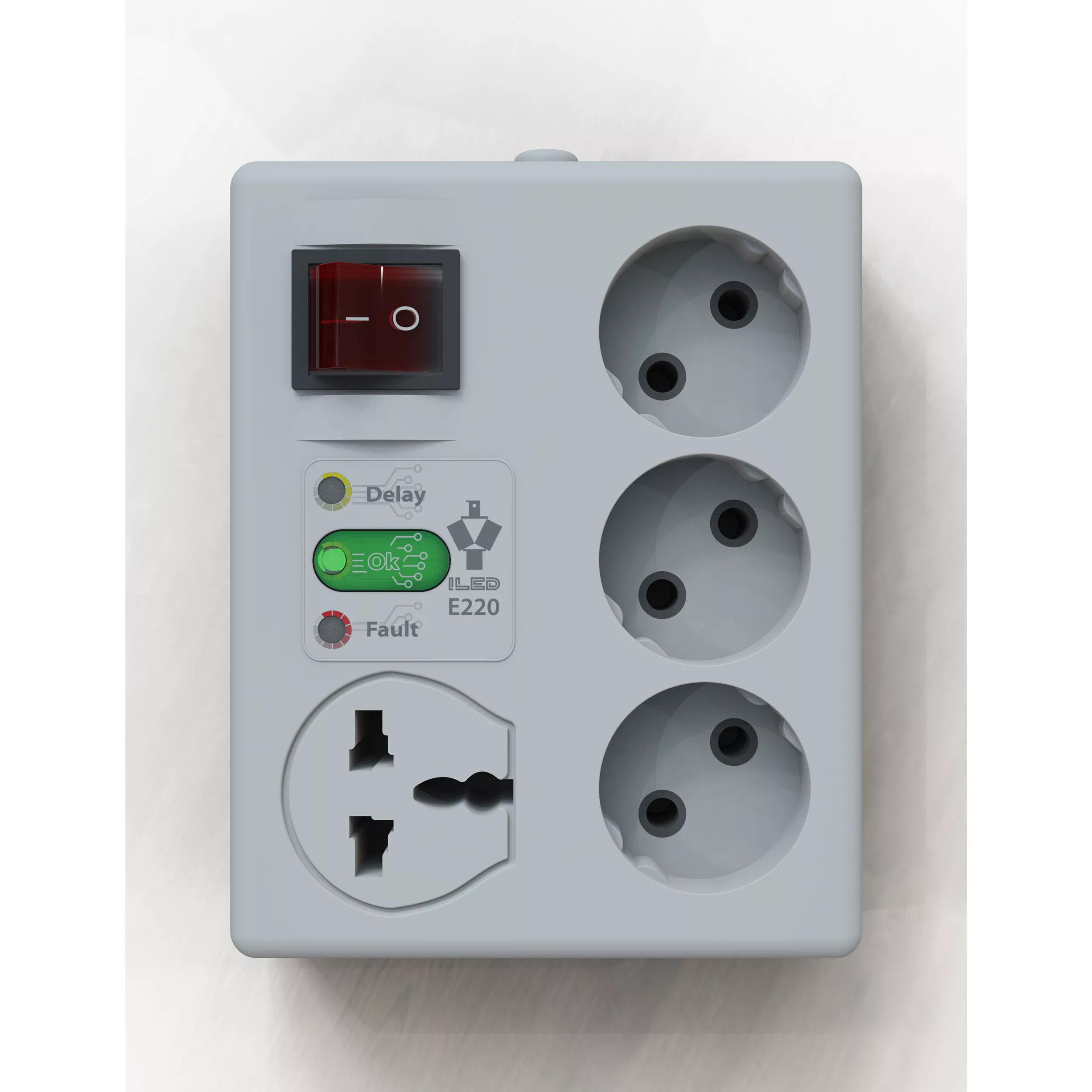 محافظ ولتاژ آی لِد مدل یونیورسال دیجیتالی کد E220