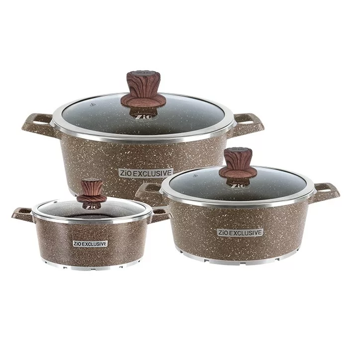 سرویس قابلمه شش پارچه زیو مدل Z-8400-28