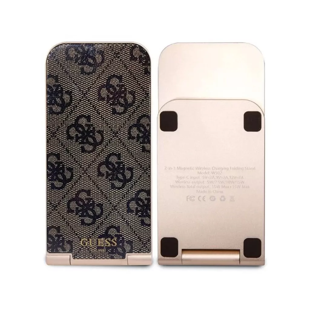 پایه نگهدارنده و شارژر بی سیم گوشی موبایل مدل magnetic desk charger guess