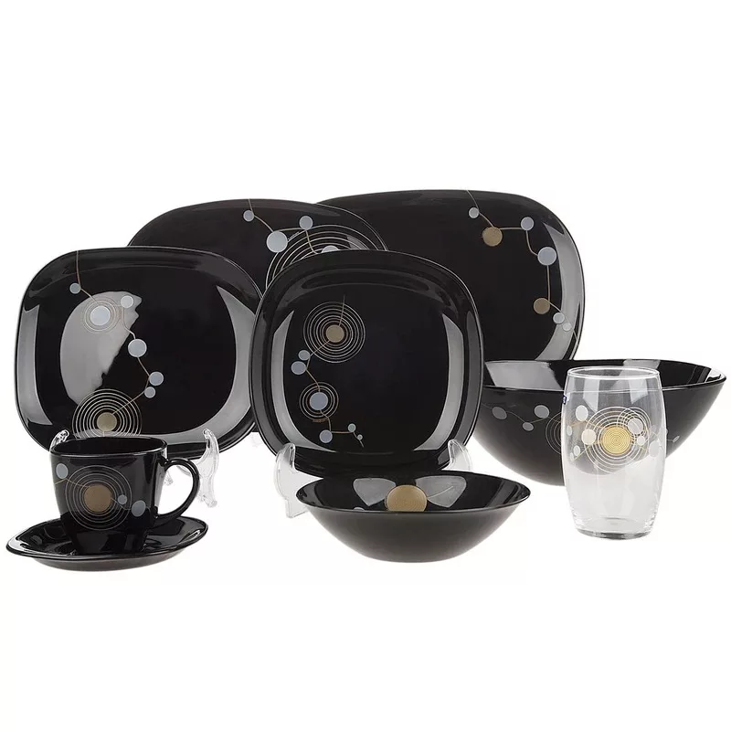 سرویس غذاخوری 44 پارچه 6 نفر لومینارک مدل Sequins