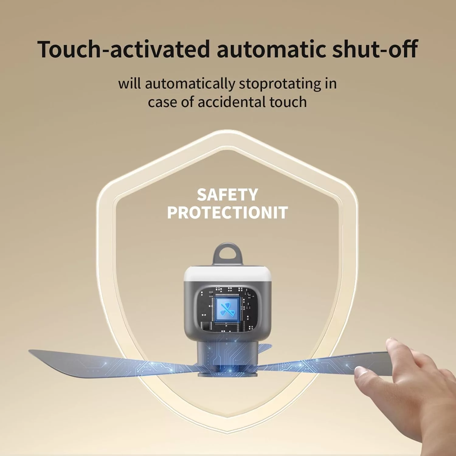 پنکه گیره ای پرودو مدل PDRSF12KGY ظرفیت 12000 میلی امپر