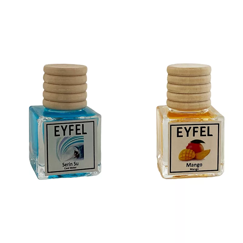 خوشبوکننده خودرو مدل کول واتر و انبه حجم 10 میلی لیتر مجموعه 2 عددی