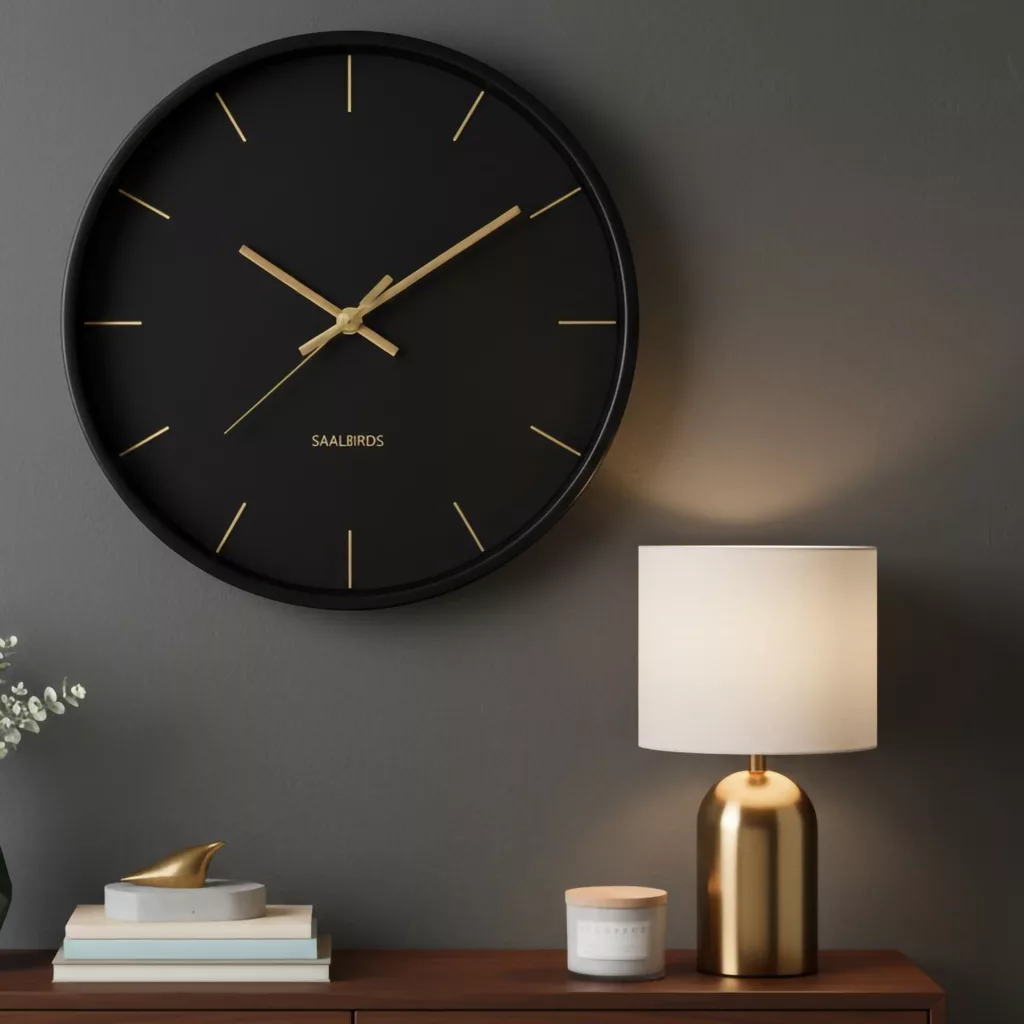 ساعت دیواری کوارتز سال بردز طرح مینیمال مدل CW-924TL