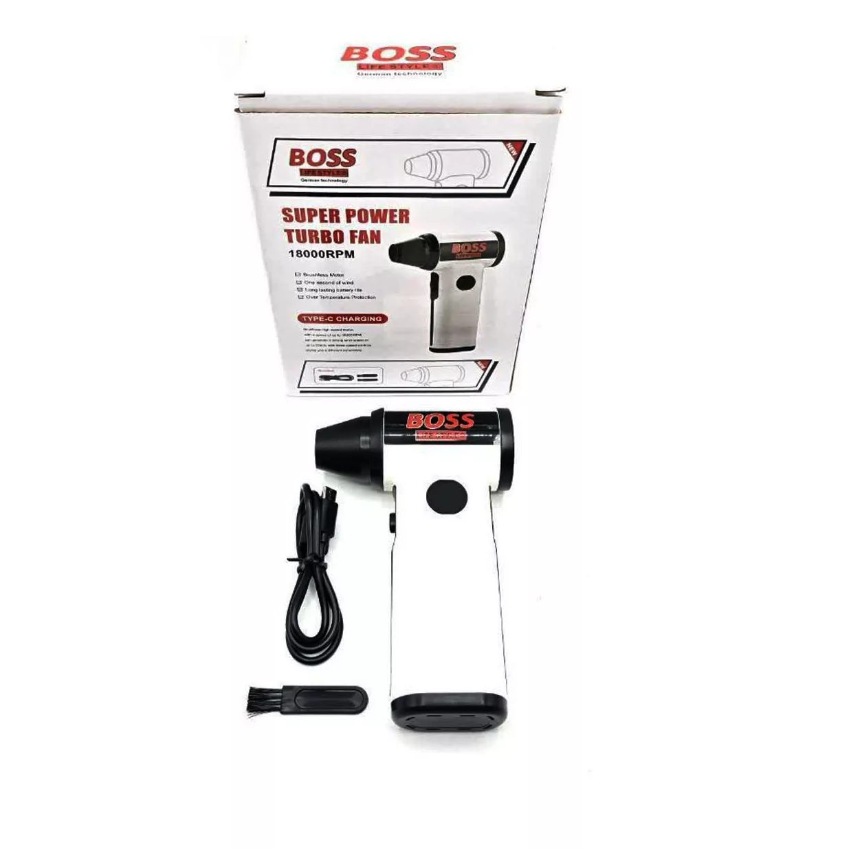 دستگاه دمنده شارژی باس مدل جت فن BS-03