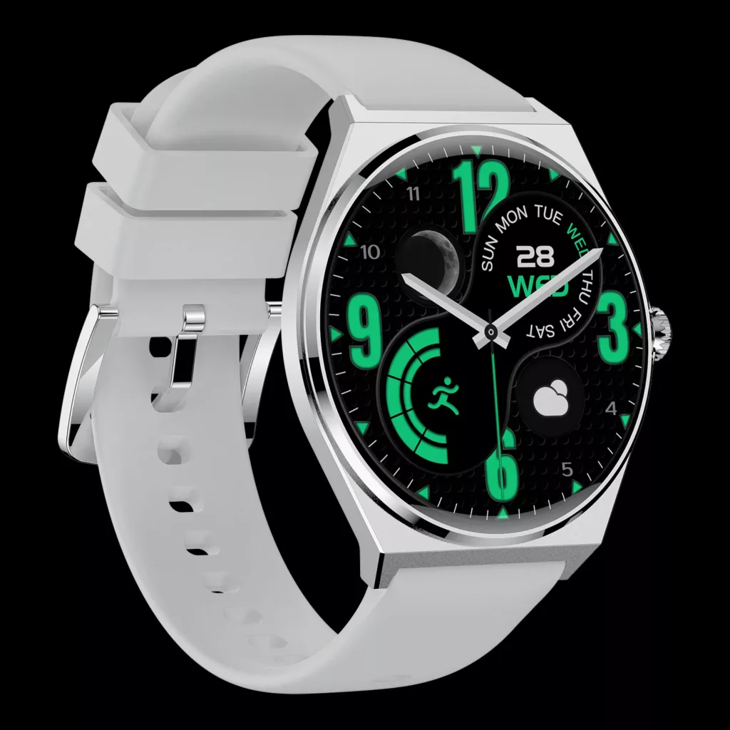 ساعت هوشمند 1.43 اینچی دیبت ویر مدل UltraThin M56 Amoled با بند سیلیکونی