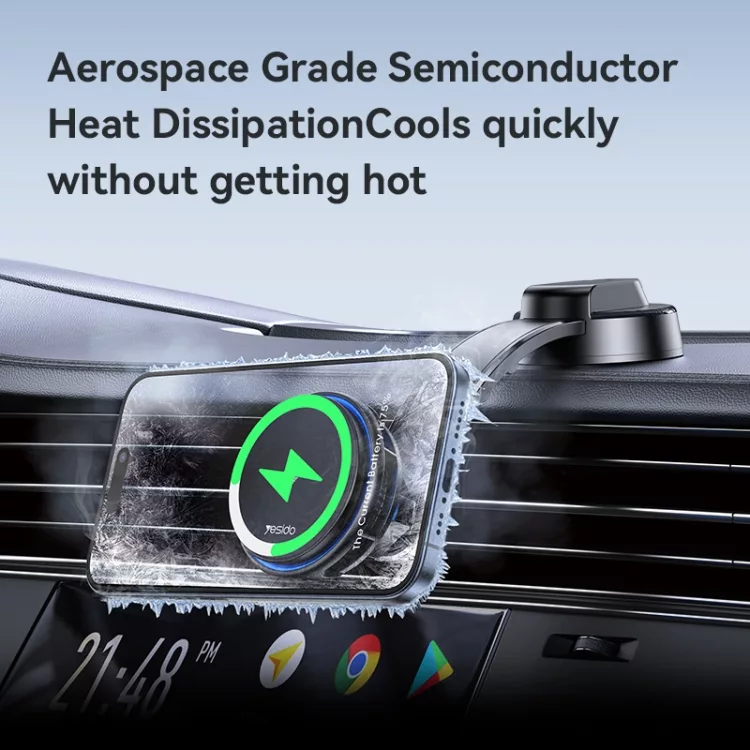 پایه نگهدارنده و شارژر بی سیم گوشی موبایل یسیدو مدل C311