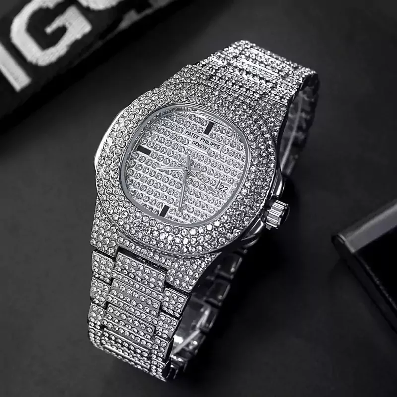 ساعت مچی عقربه ای زنانه مدل فول نگین T1515