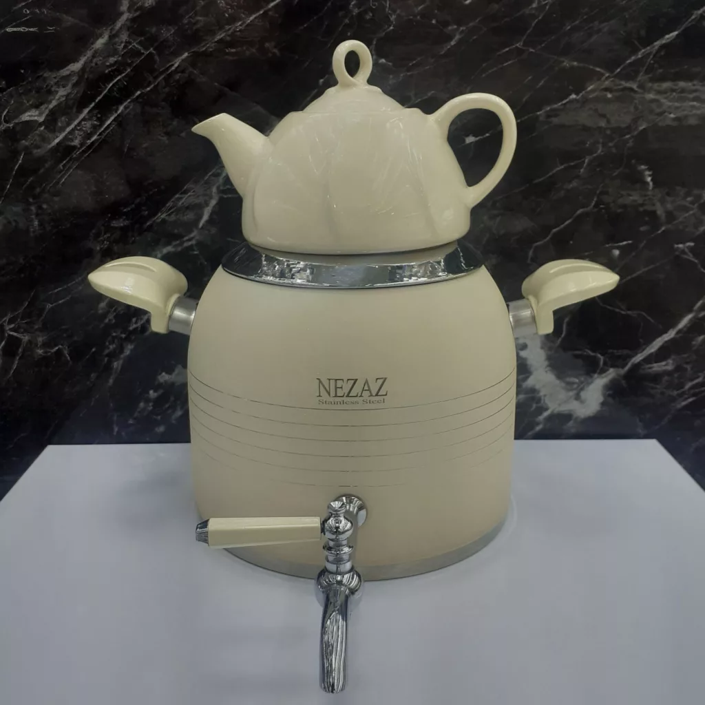 ست کتری و قوری نزاز مدل قالب ترک