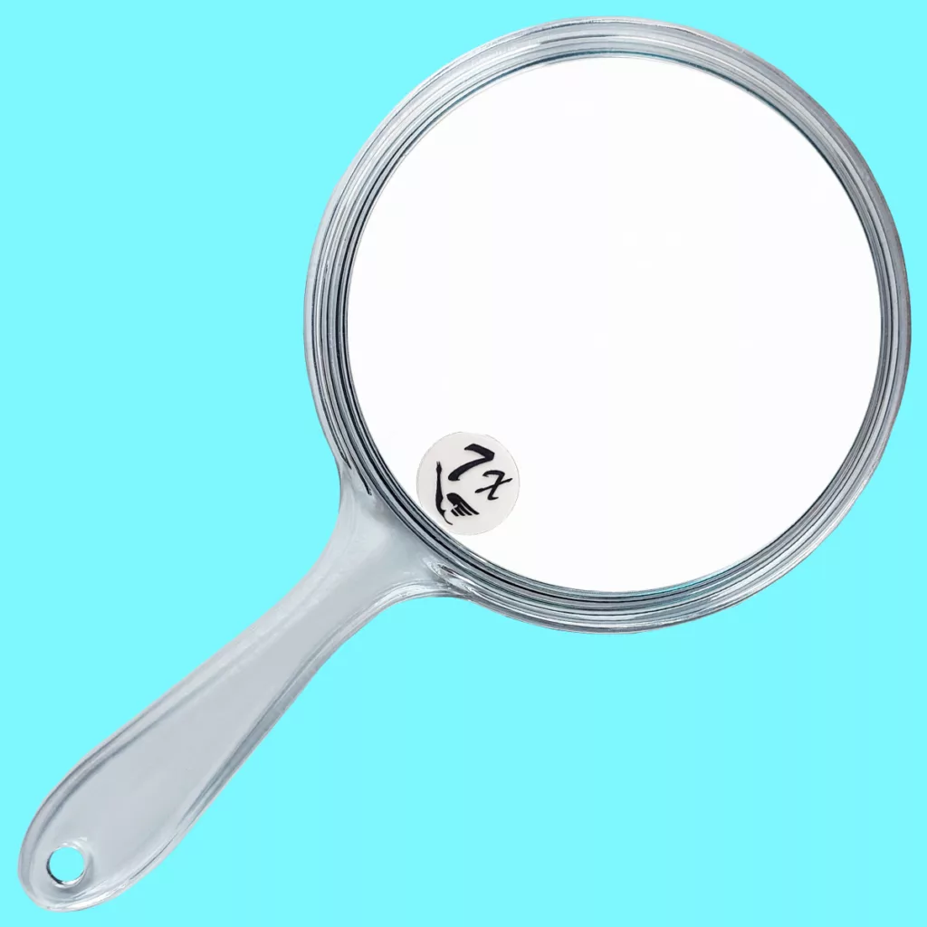 آینه آرایشی دسته‌دار مدل 7XC