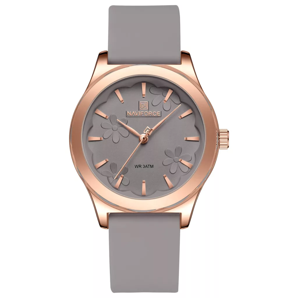 ساعت مچی عقربه‌ای کوارتز زنانه نیوی فورس مدل NF5051RGGYGY