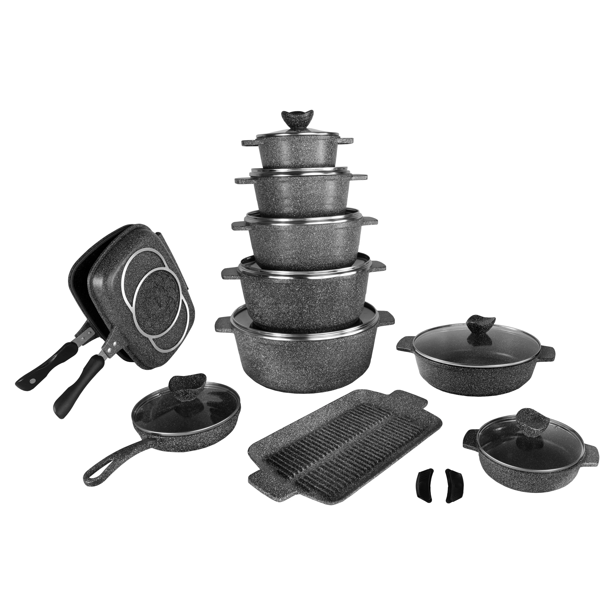 سرویس پخت و پز 21 پارچه پیلو مدل HAPPY TITAN