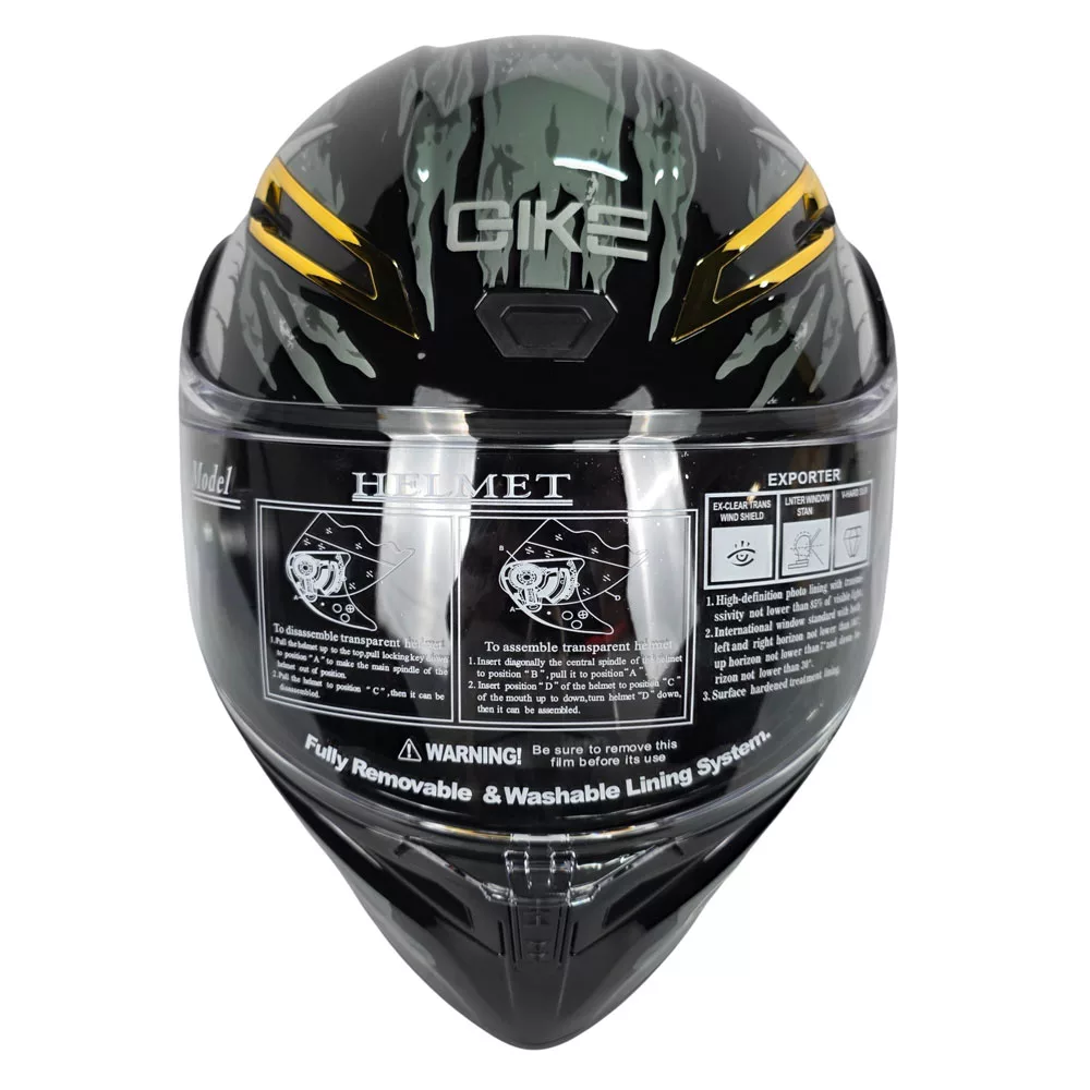 کلاه کاسکت فک متحرک کایک مدل 772 طرح Bull Demon King