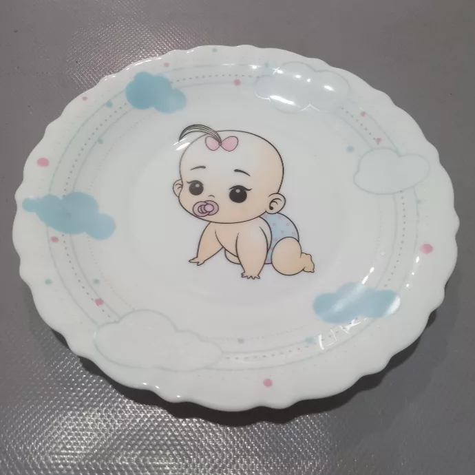 سرویس غذاخوری 5 تکه پارس اپال طرح نی نی کد 781