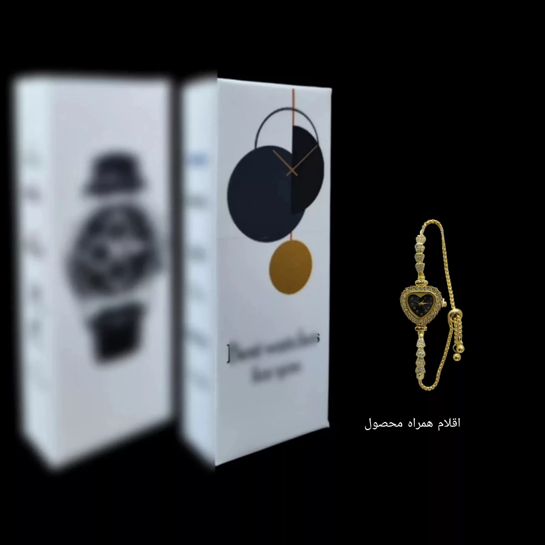 ساعت مچی عقربه ای زنانه مدل دور نگین بند نگین دار دستبندی طرح قلب کد 3