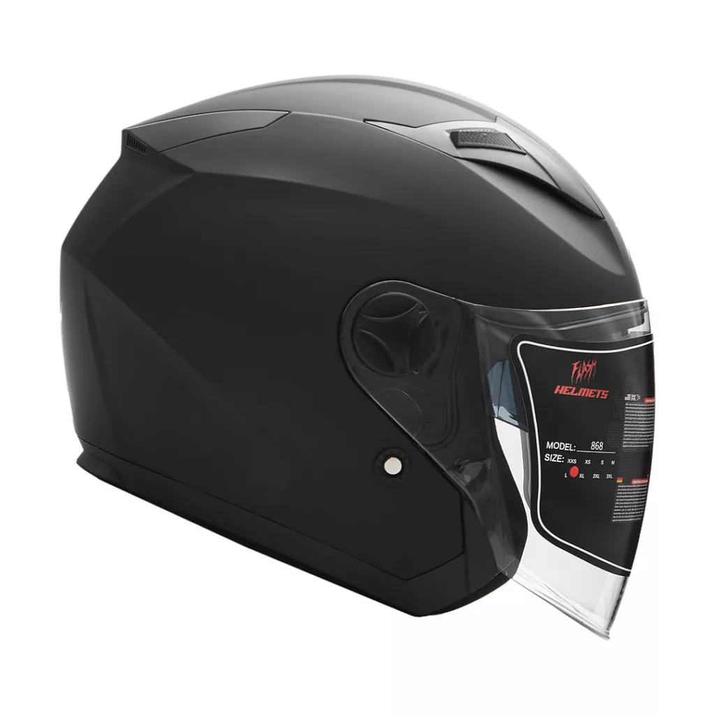 کلاه کاسکت بدون فک فلش مدل 868 matt black