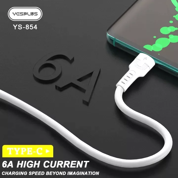 کابل تبدیل USB به USB-C یس پلاس مدل FAST 6A طول 1 متر