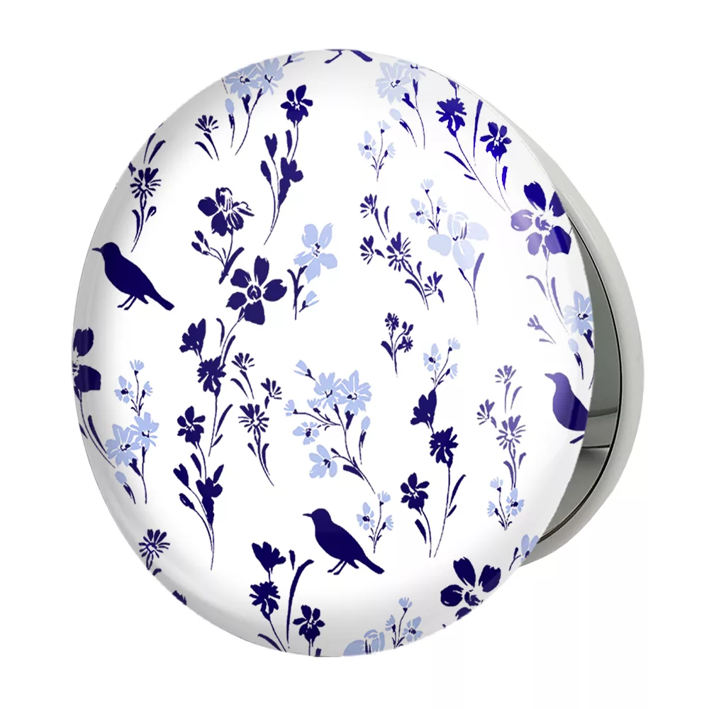 آینه جیبی خندالو طرح گل گلی مدل تاشو کد 29001