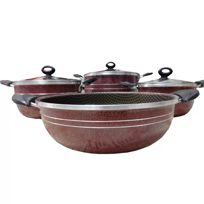 سرویس پخت و پز 7 پارچه هلنا مدل لانه زنبوری