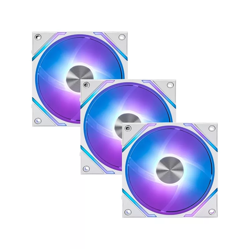 فن کیس ام اس آی مدل MPG EZ120 ARGB Wh بسته سه عددی