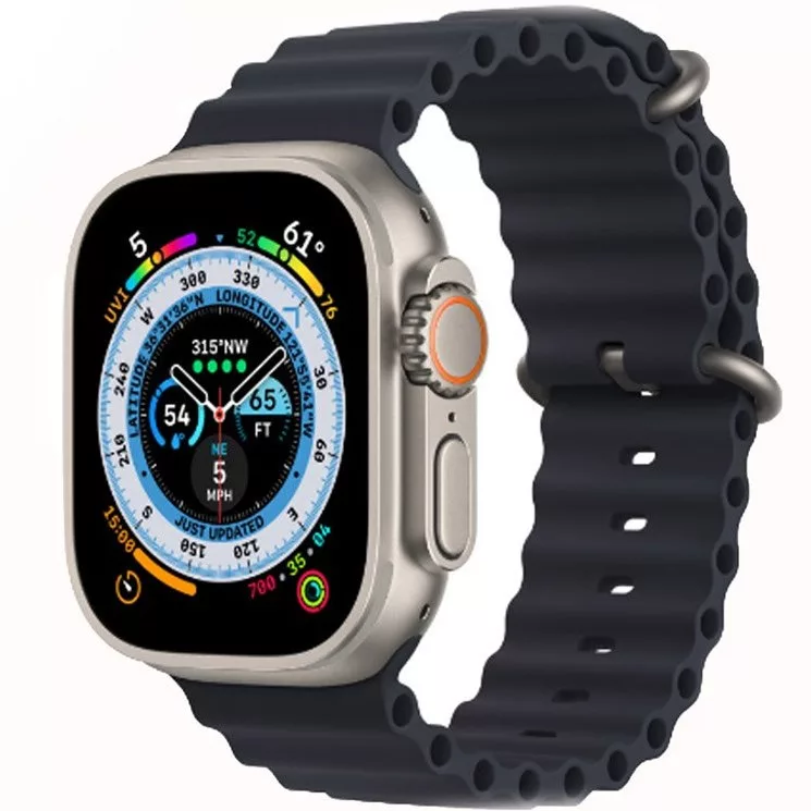 ساعت هوشمند 49 میلی متری مدل BIG 2.03 بند سیلیکونی