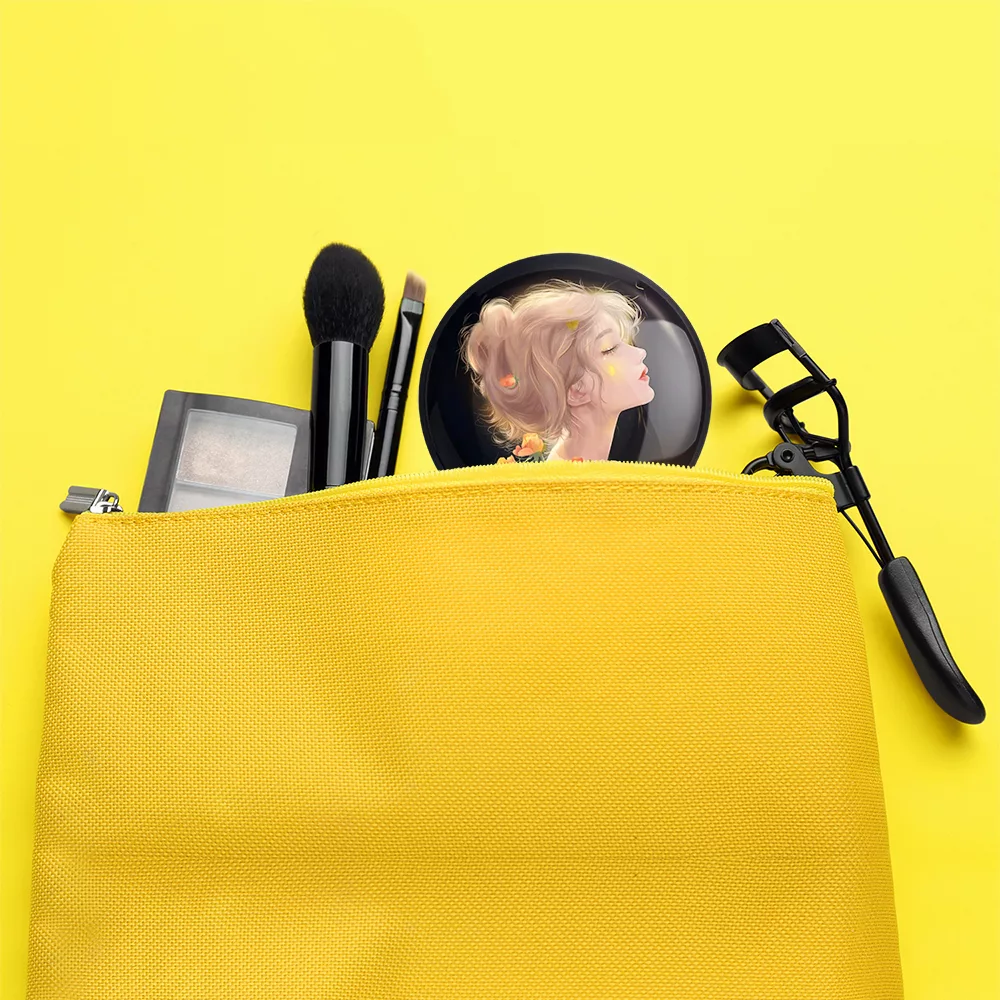 آینه جیبی خندالو مدل دخترانه کد 25636