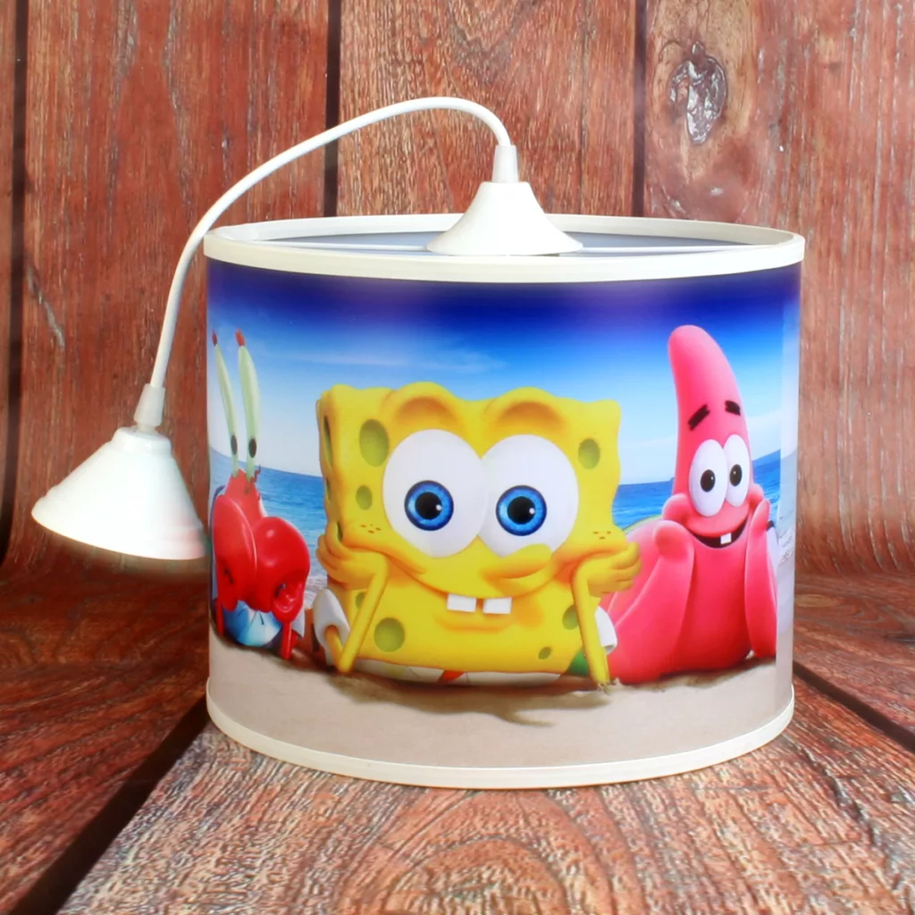 لوستر کودک مدل باب اسفنجی