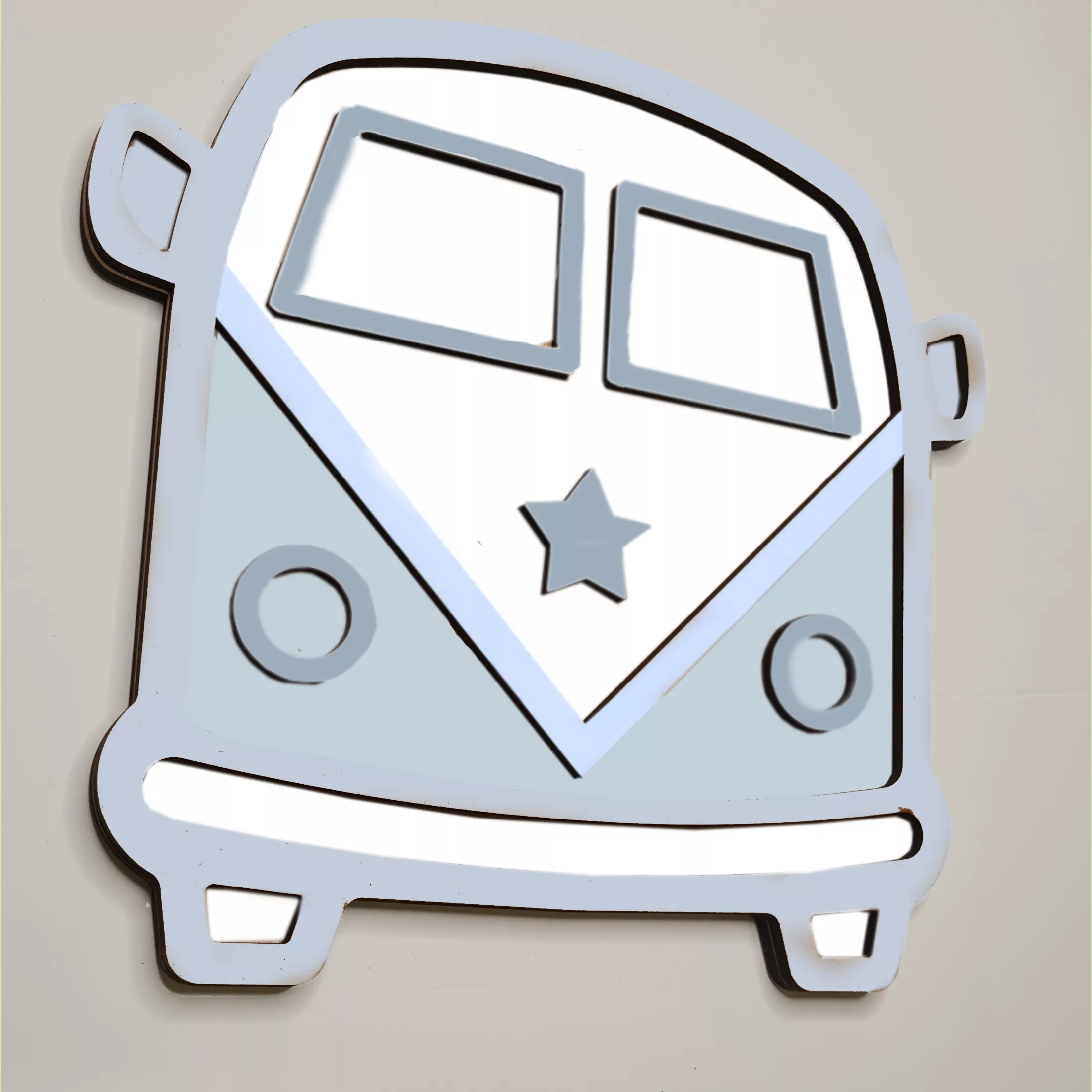 چراغ خواب اتاق کودک مدل فولکس واگن