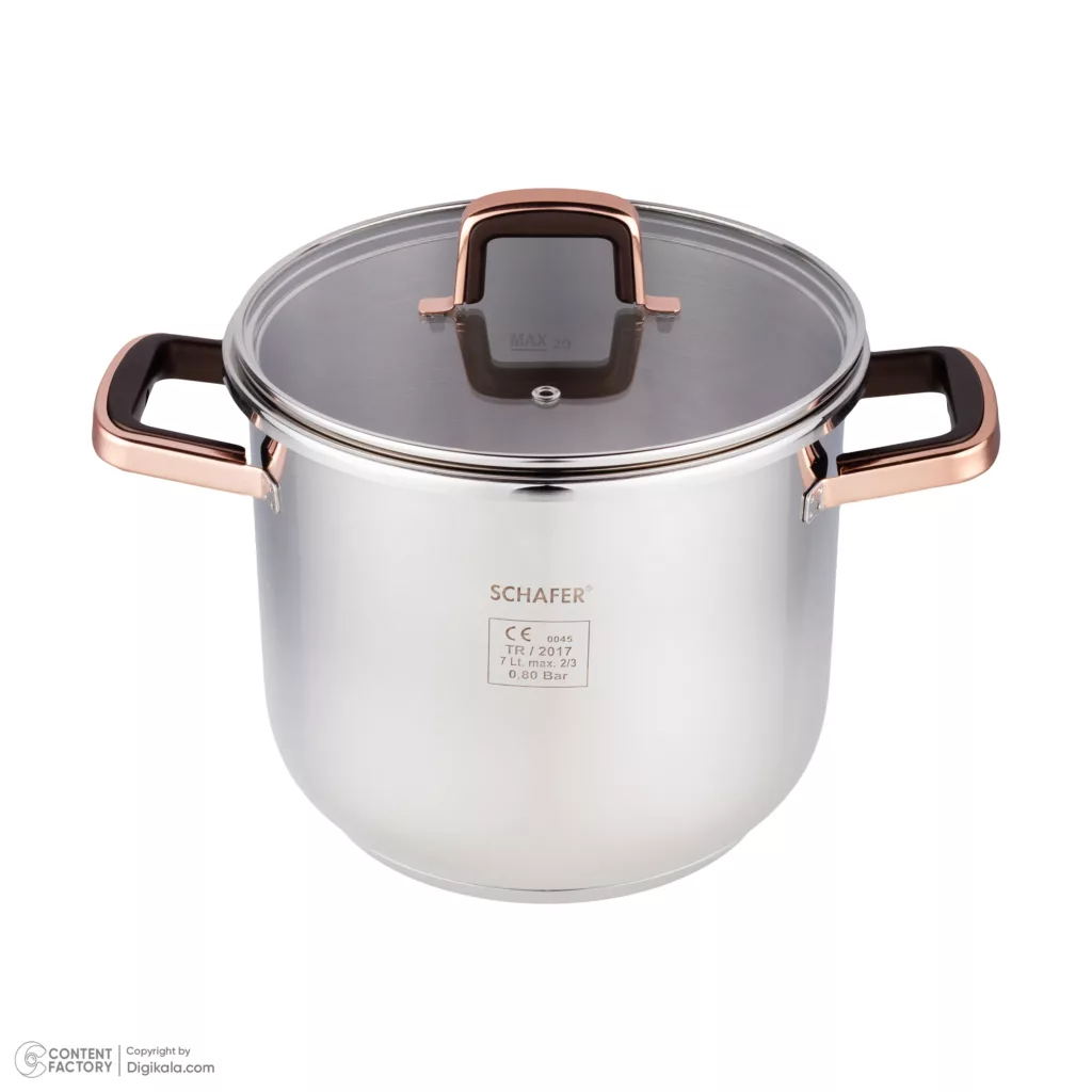 سرویس پخت و پز 18 پارچه شفر مدل compact bronz