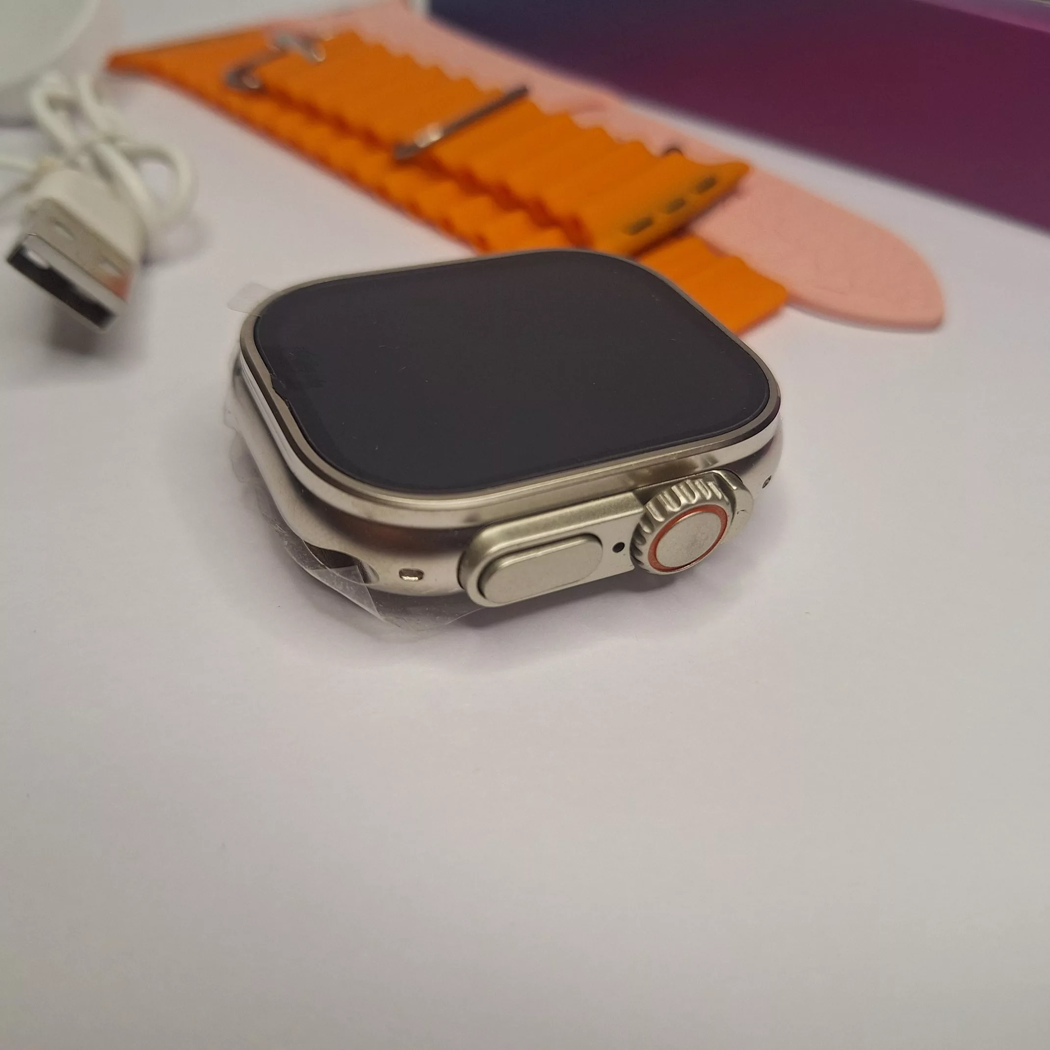 ساعت هوشمند 49 میلیمتری مدل T4000 ultra3 با بند سیلیکونی