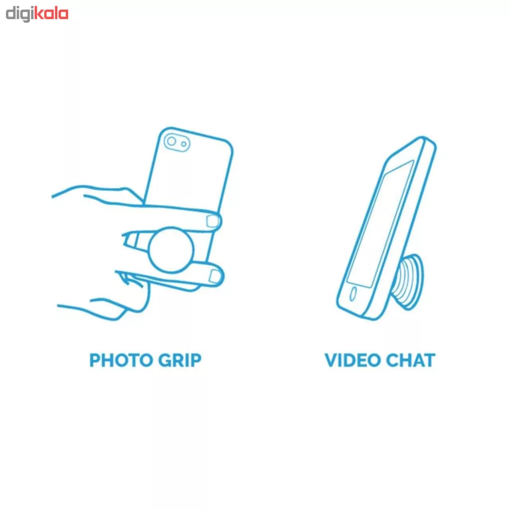 پایه نگهدارنده گوشی موبایل پاپ سوکت مدل h60