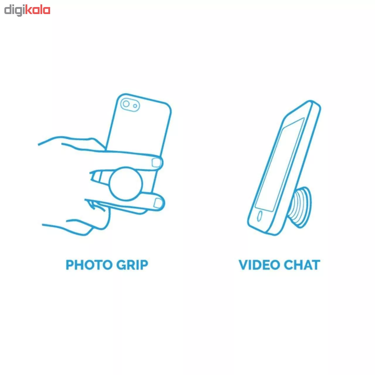 پایه نگهدارنده گوشی موبایل پاپ سوکت مدل h60