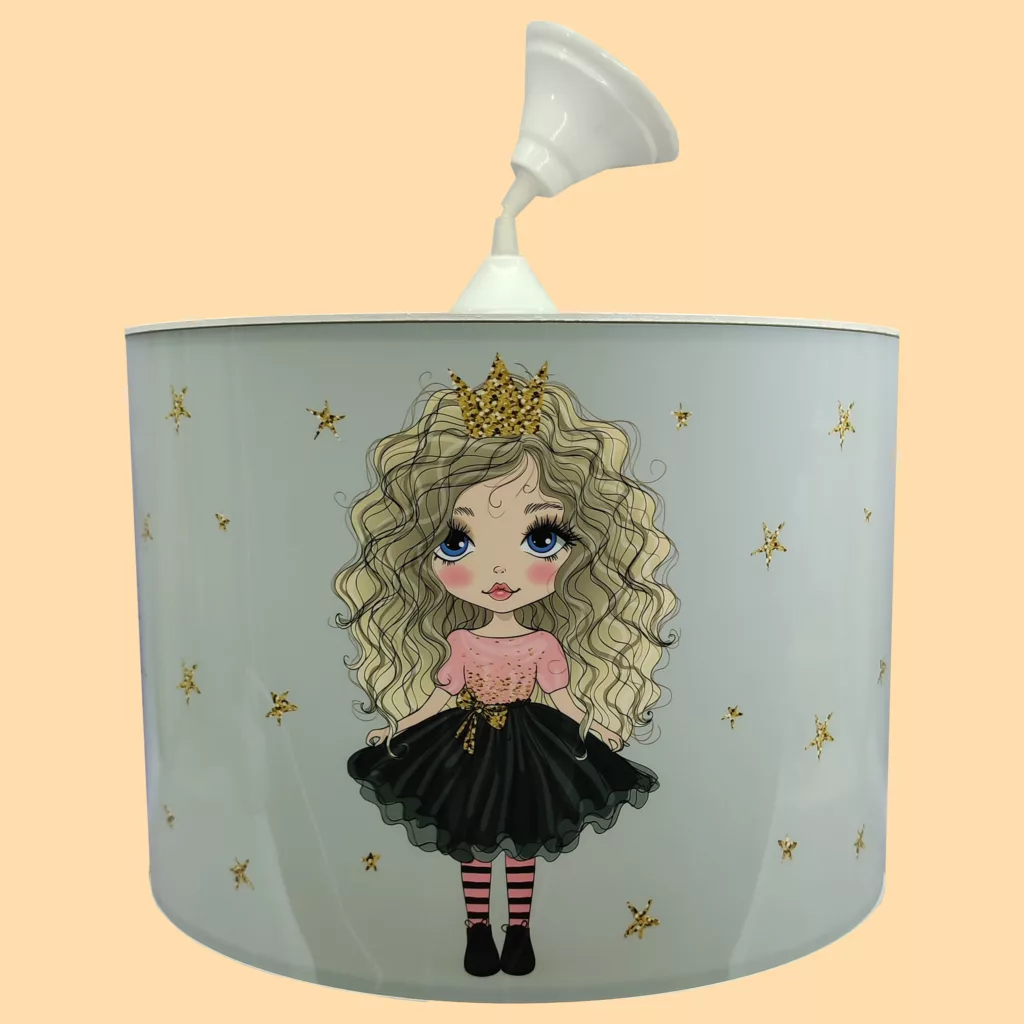 لوستر کودک مدل دختر موفرفری