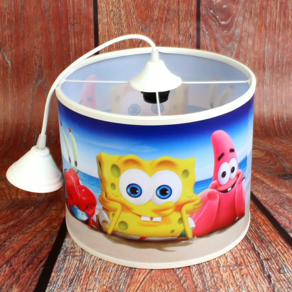 لوستر کودک مدل باب اسفنجی