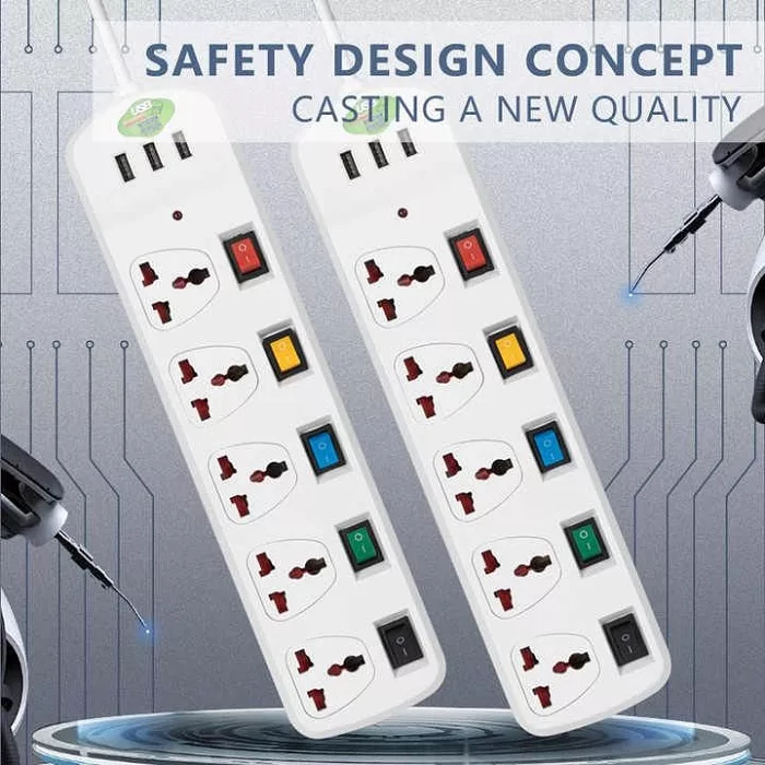 چندراهی برق مدل BEST-3USB