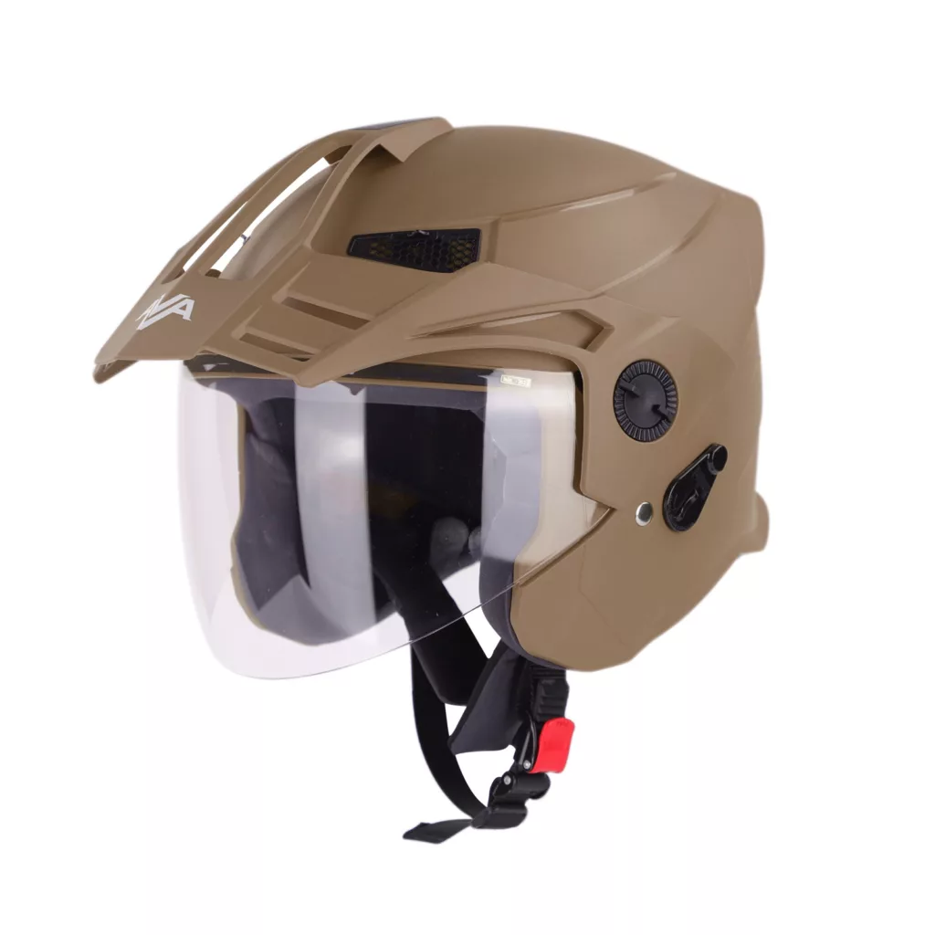 کلاه کاسکت بدون چانه استیل برد مدل AVA 23 Desert