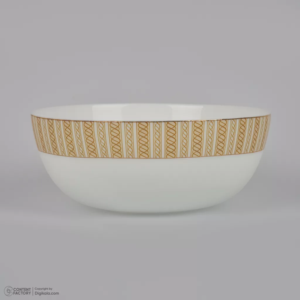 سرویس غذاخوری 26 پارچه 6 نفره گلدن اوپال مدل الگانت طرح ماهی