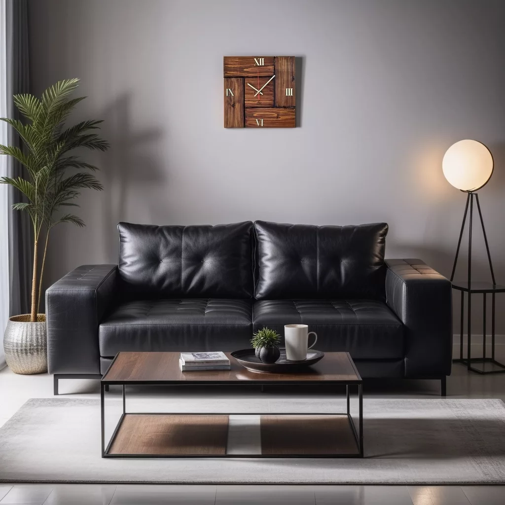 ساعت دیواری مدل چوبی کاج 5 تکه