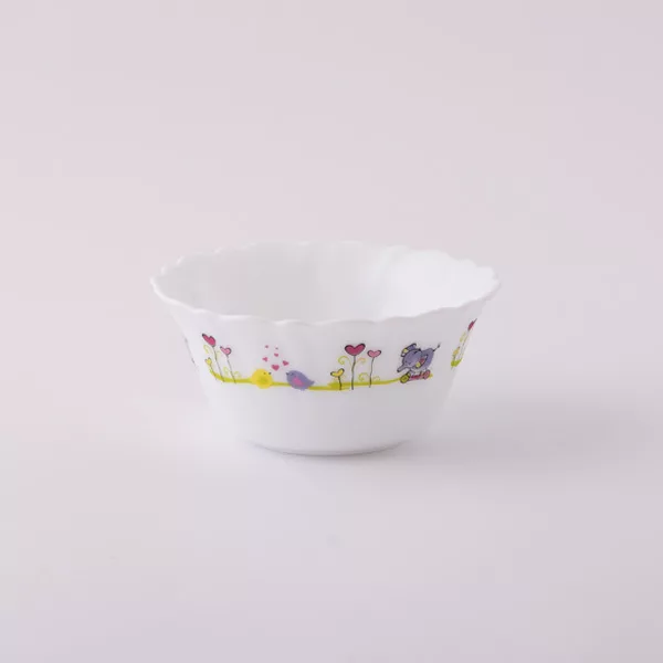 سرویس غذاخوری 5 پارچه کودک پارس اوپال طرح خرگوش