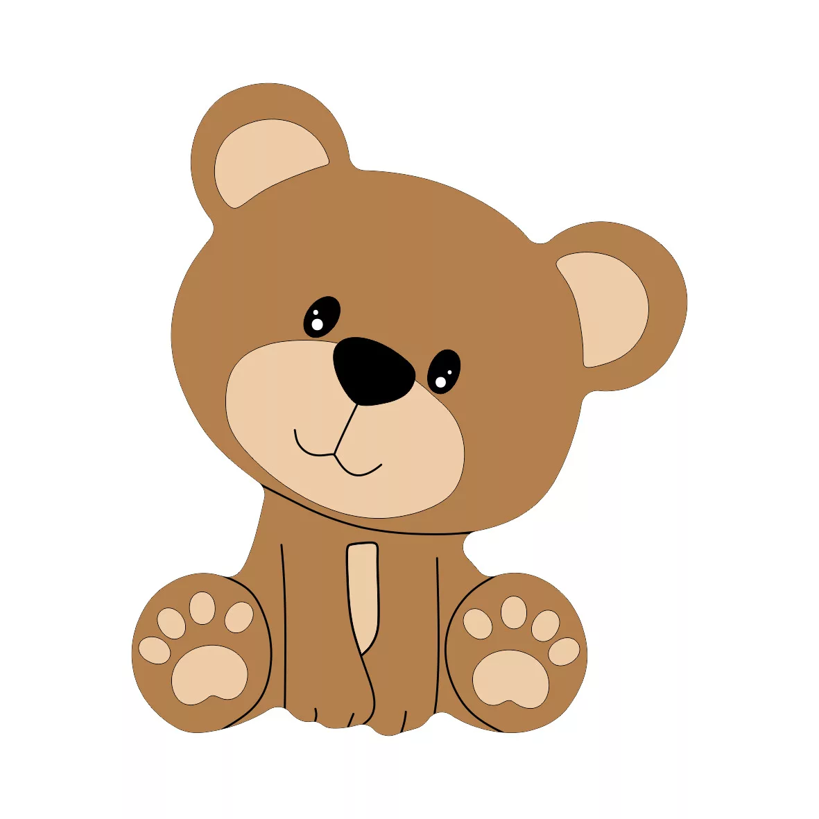 چراغ خواب اتاق کودک مدل خرس LU101