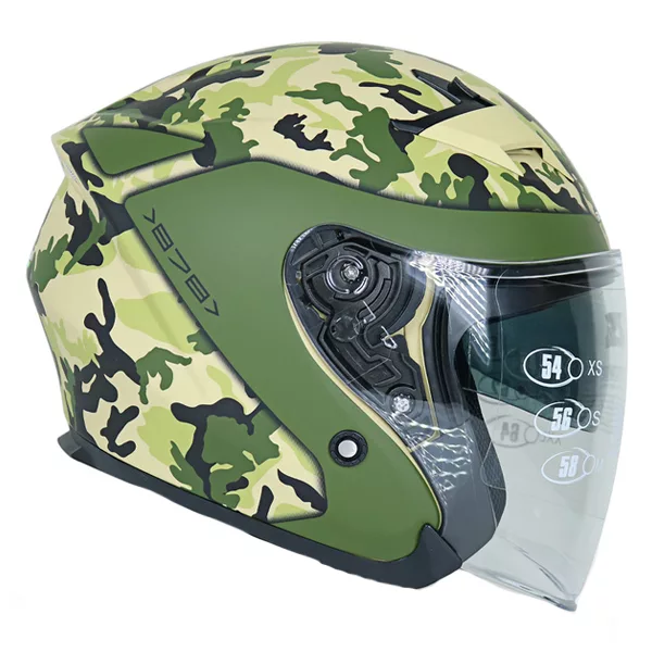 کلاه کاسکت راپیدو مدل بدون فک عینکدار کد 878