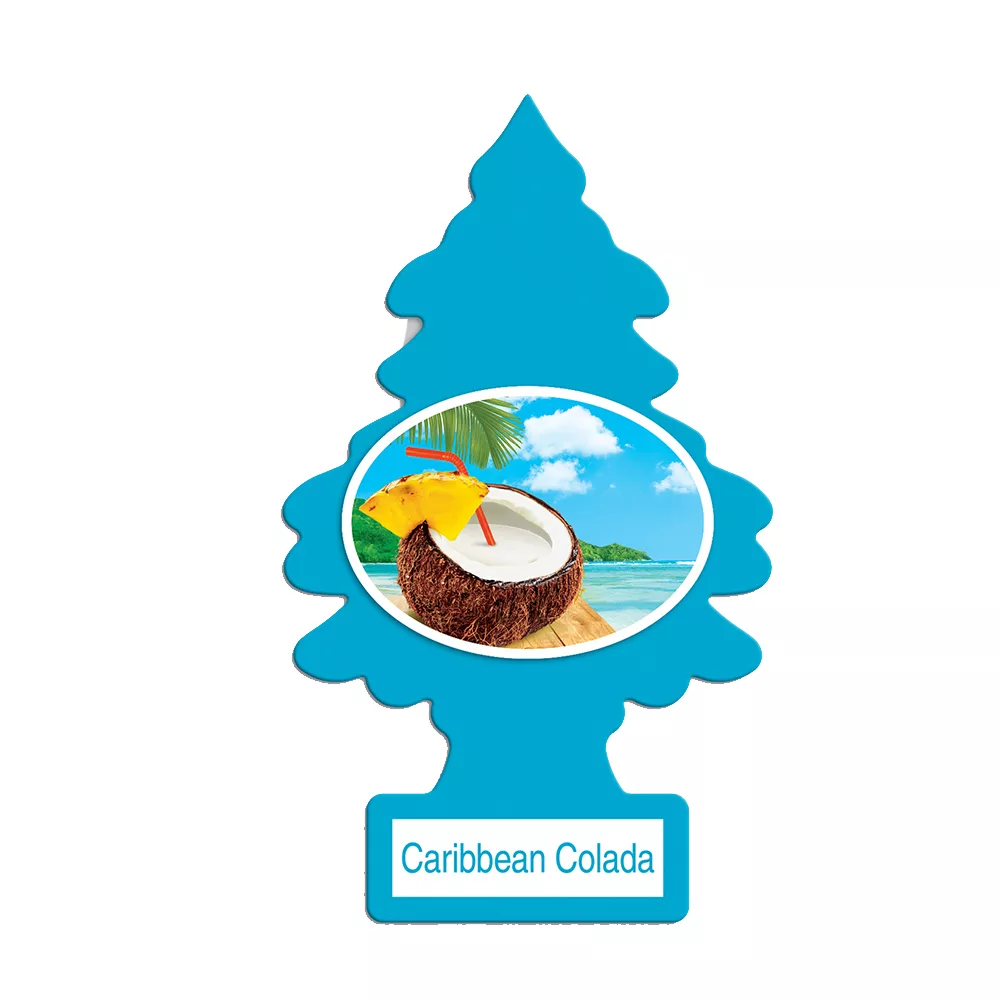 خوشبوکننده خودرو لیتل تریس مدل Caribbean Colada