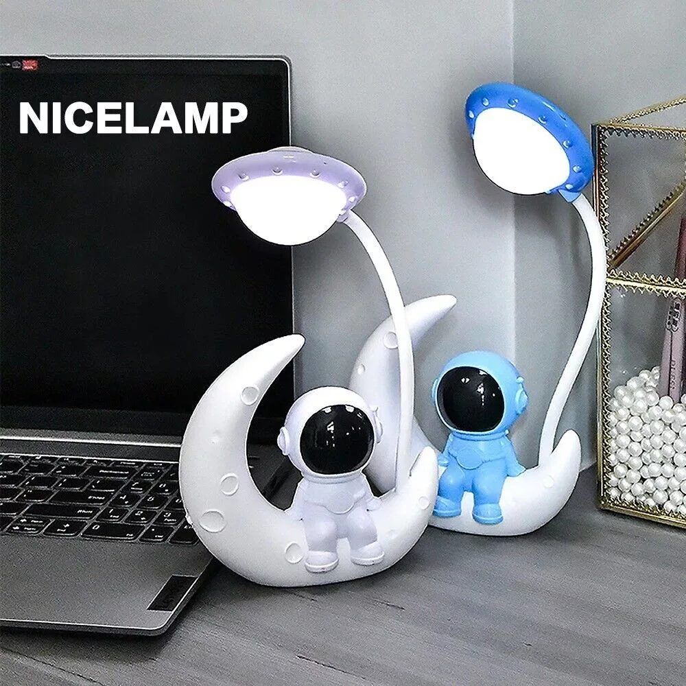 چراغ خواب اتاق کودک مدل فضانورد و ماه