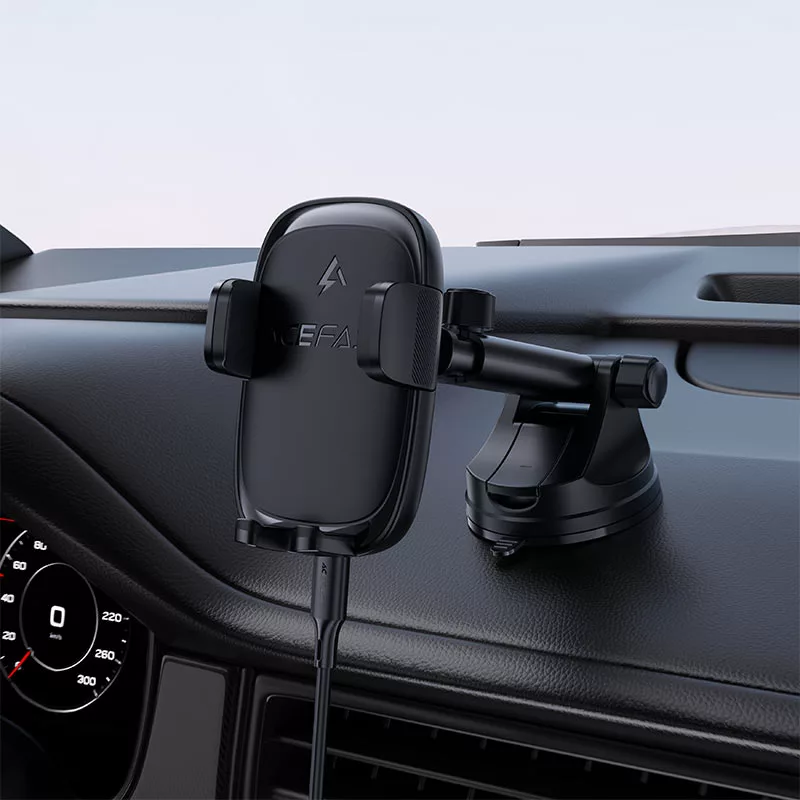 پایه نگهدارنده و شارژر بی سیم گوشی موبایل ایس فست مدل D49