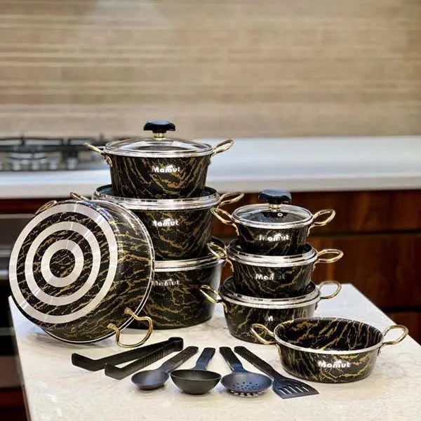 سرویس پخت و پز 19 پارچه ماموت کد 003