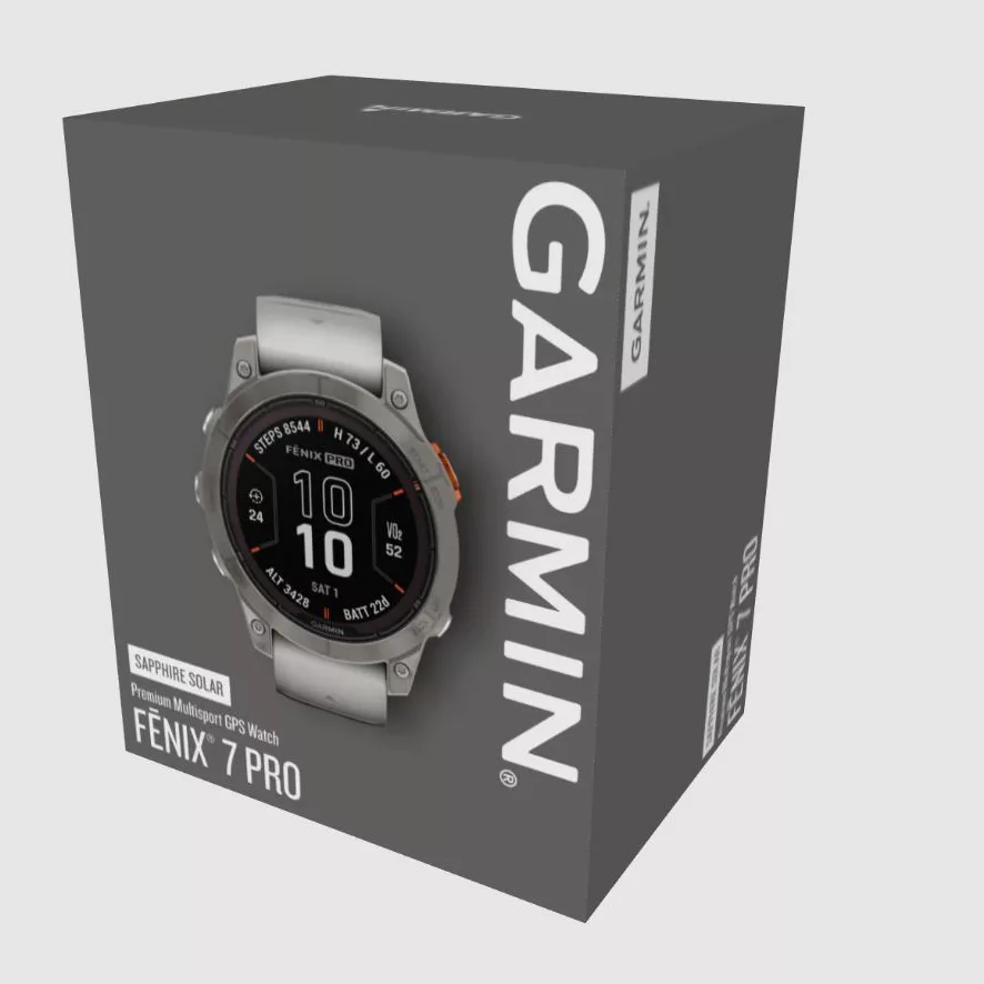 ساعت هوشمند گارمین مدل Fenix 7 pro Sapphire Solar دارای قابلیت های کنترل موسیقی (Music Player)، کنترل سطح اکسیژن خون، ضد آب، صفحه نمایش لمسی بند سیلیکون