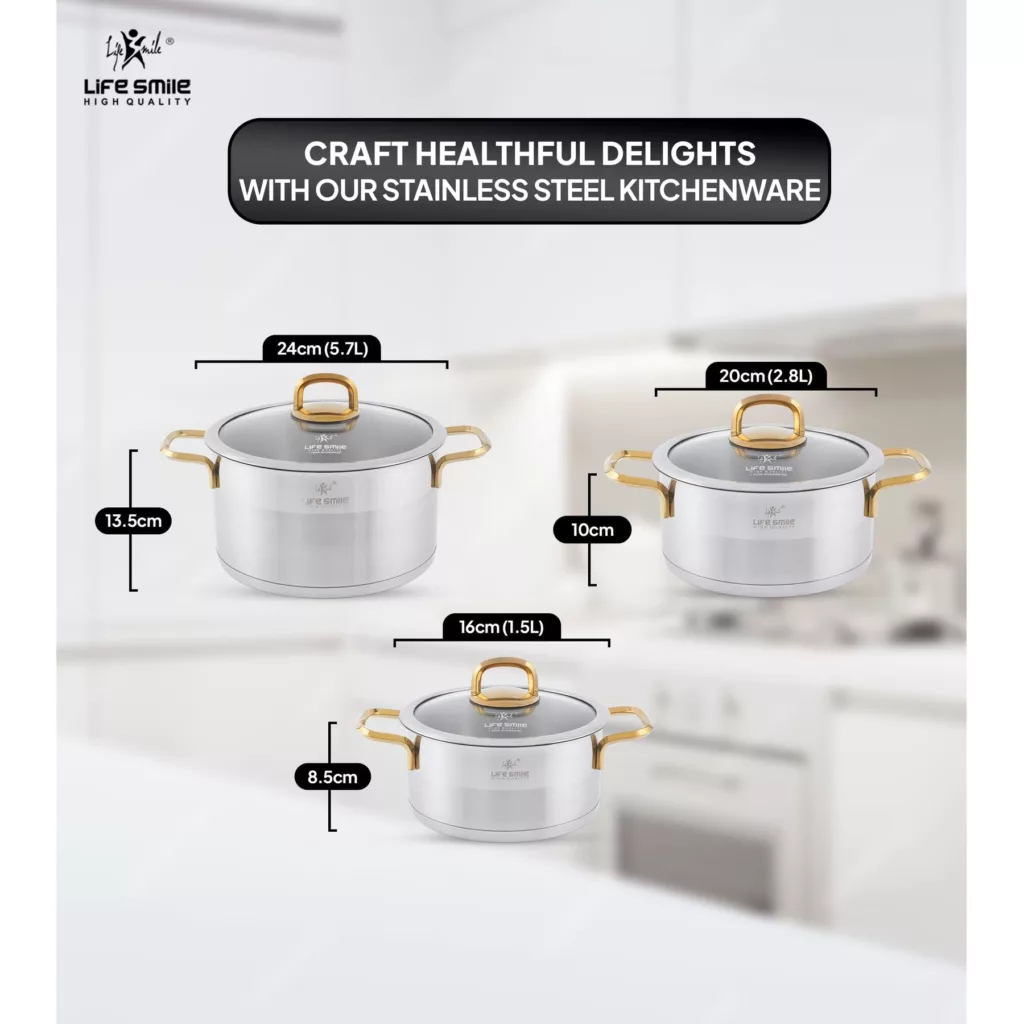 سرویس پخت و پز 6 پارچه لایف اسمایل مدل LIFEP12-6